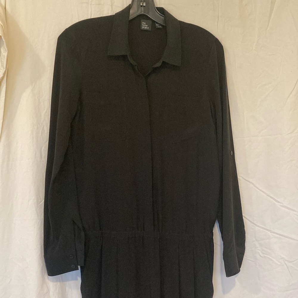 Eileen Fisher Washed Silk Jumpsuit